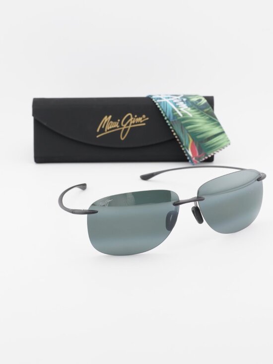 Maui Jim HIKINA 445 11M Rectangle Sunglasses – Grey / Grey main image 6